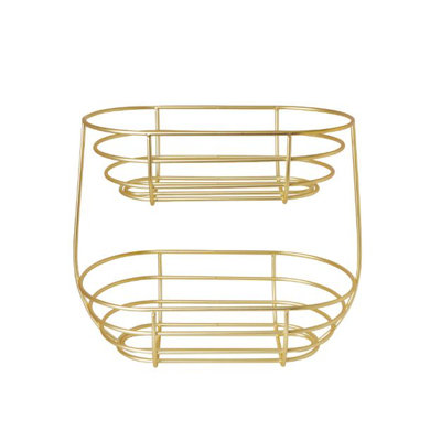 Mercer41 Aadhira Steel Fruit Bowl