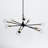 Kyla 10 - Light Steel Dimmable Sputnik Spider Chandelier-886600469