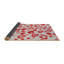 Tapis rouge/gris à motifs Hyuk-332354111