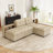 121.2" Versatile Sofa Bed Modular Sofa  Free-Combined Sofa With Two Storage Racks-1685465947