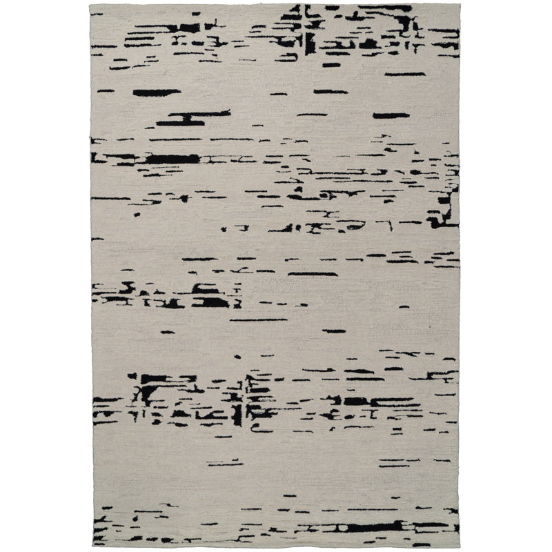 Wool Abstract Indoor Rug, Rectangle 8' x 10'