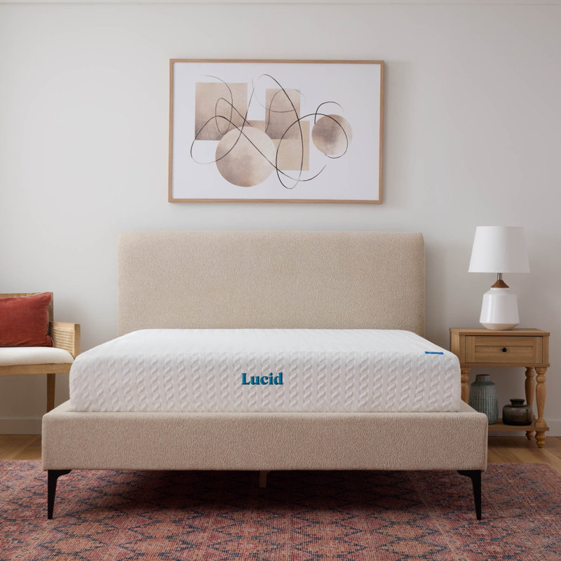 Lucid SureCool™ Medium Cooling Gel Infused 10" Memory Foam Mattresses, Full, Full / Double, 10"