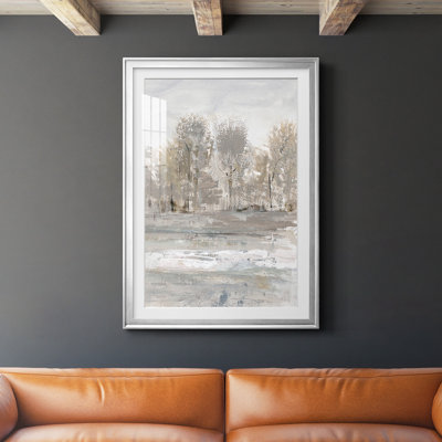 «Meadow's Edge I», reproduction encadrée de qualité supérieure - prête à être accrochée