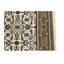 Tapis tribal crème à motif floral indo-bidjar 3X5