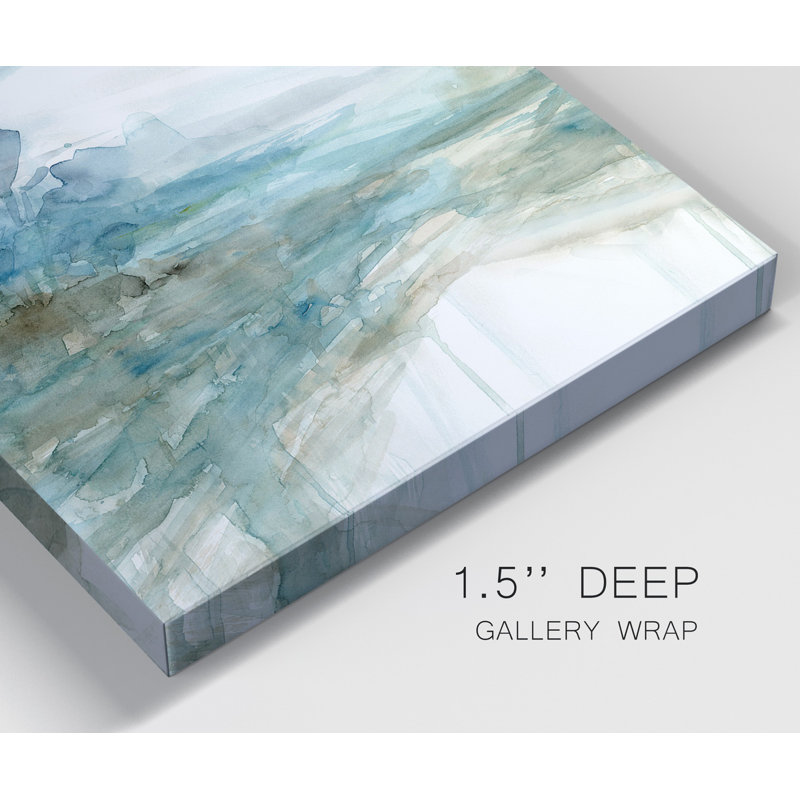 Shimmering Treeline I - ensemble de 2 reproductions d'art sur toile tendue, H 40 po x l 80 po x P 1 po