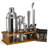 Cocktail Shaker Set 18 Pcs Bartender Kit Stainless Steel Bar Tool Set Silver