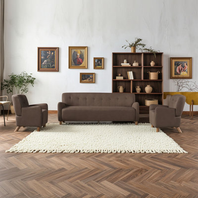 3-Piece Sofa and Armchair Set