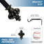 Tringle à rideaux simple ajustable Coldiron-21683756-21683758