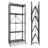 Mashli 28'' W Steel Shelving Unit with Wheels