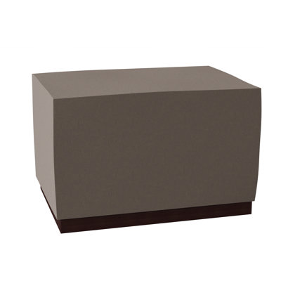 Merino 28" Genuine Leather Rectangle Standard Ottoman