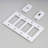 4G Buildings & Architecture 4 - Gang Combination Plate Standard Combination Wall Plate-104832874