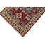 Tapis oriental rouge / beige en laine noué à la main 2 pi 9 po x 4 pi 2 po Madeeha