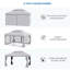 Pavillon de jardin Outsunny avec filet et rideaux