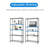 5 Tier Adjustable Wire Shelving Unit