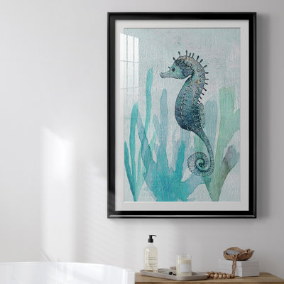 37_Seahorse II, reproduction encadrée de qualité supérieure - prête à être accrochée