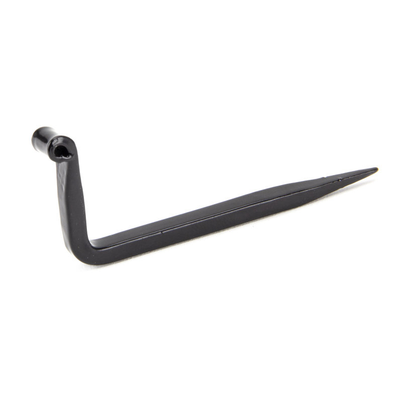 L Hooks Steel Wall Hook, Black
