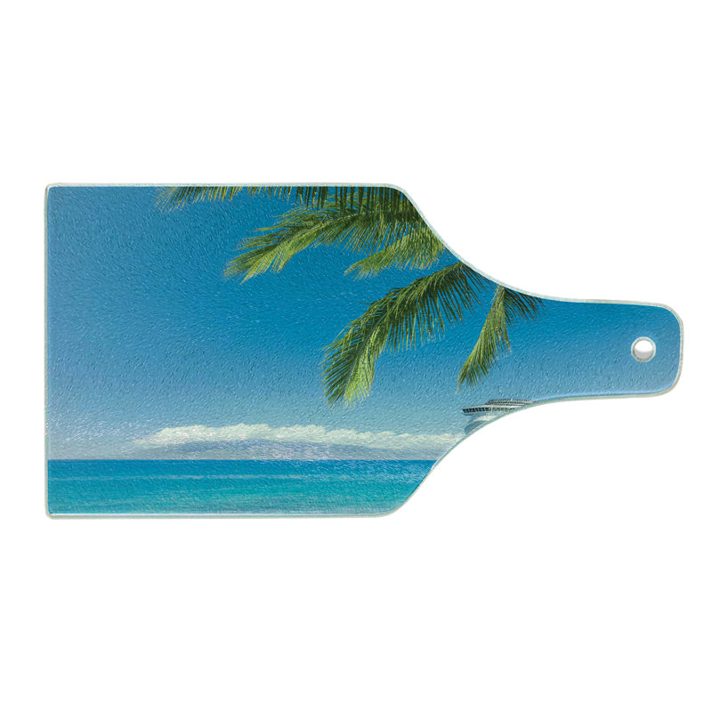 Planche à découper en verre trempé Ambesonne