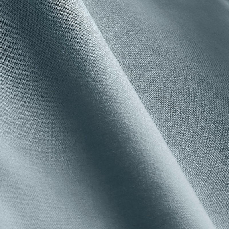 Egyptian Cotton Percale Sheet Set, Full, Gray Blue
