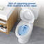 Toilette allongée deux pièces - Toilette allongée à hauteur confort de 17,5 po ADA pour salle de bain, chasse haute efficacité 1,28 GPF, siège à fermeture en douceur, toilettes à chasse latérale à pression latérale, emboîtement universel 12 po
