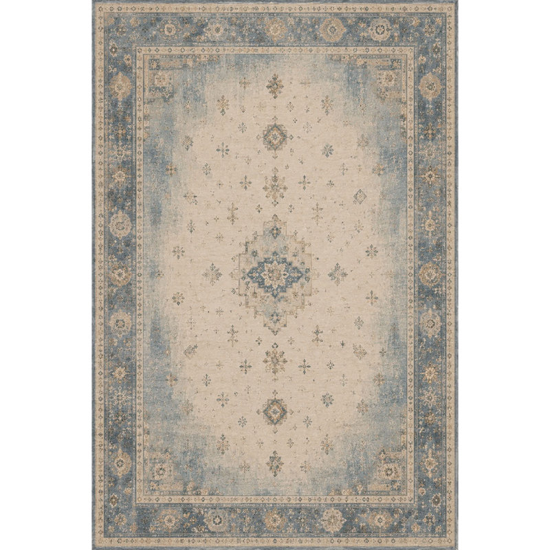 Geometric Cotton and Chenille Flatweave Area Rug, 120 x 180 cm