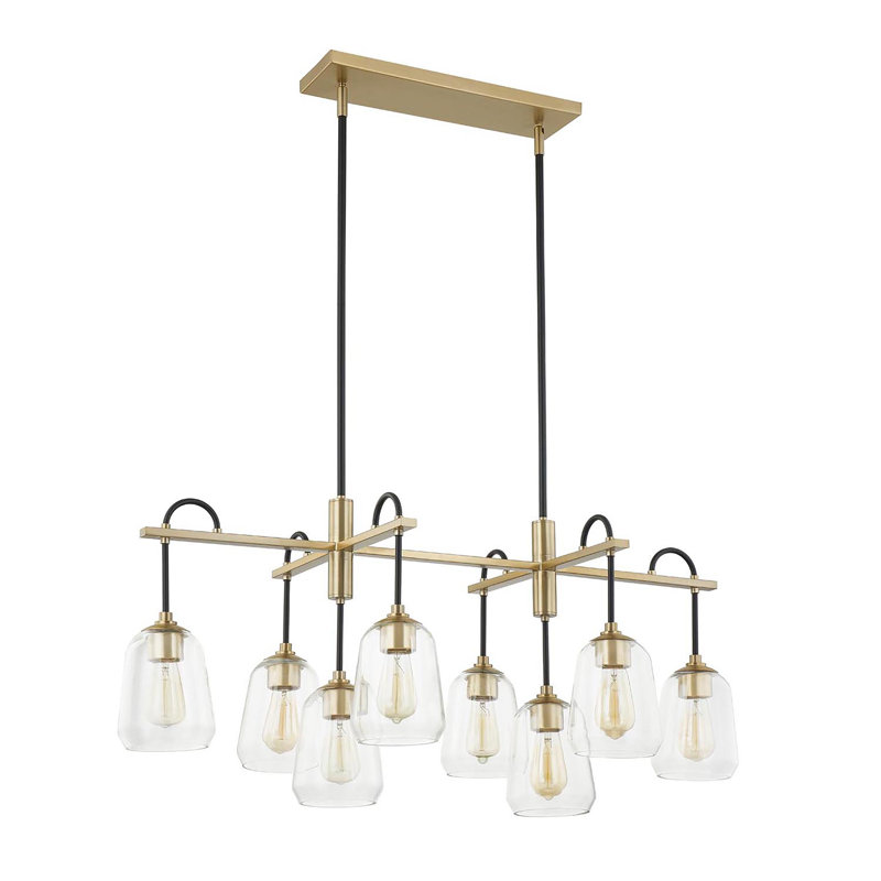 Lustre classique / traditionnel à 8 lumières à intensité variable Azaylee