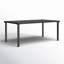 Callista All Steel Outdoor Dining Table with Umbrella Hole