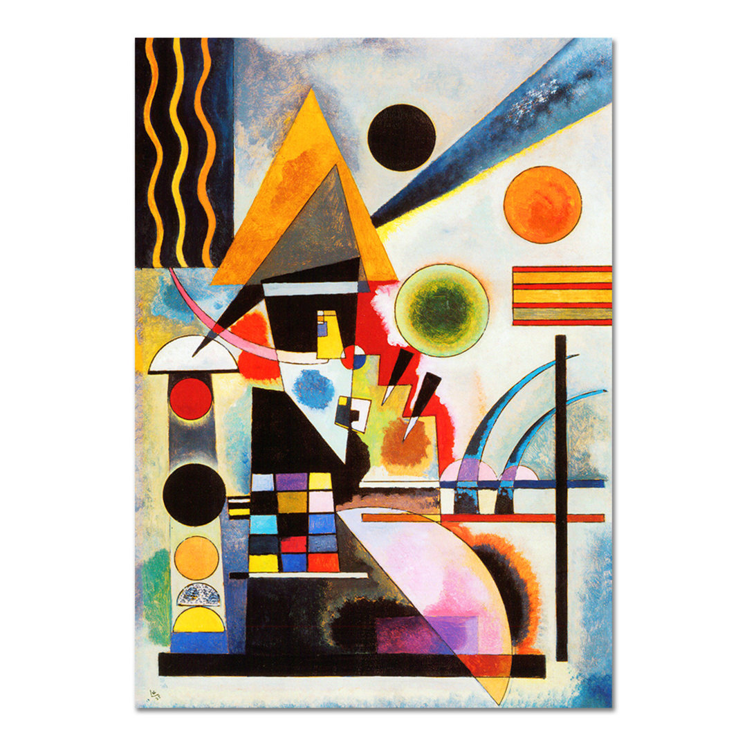 Acrylbild Oszillation von Vassily Kandinsky