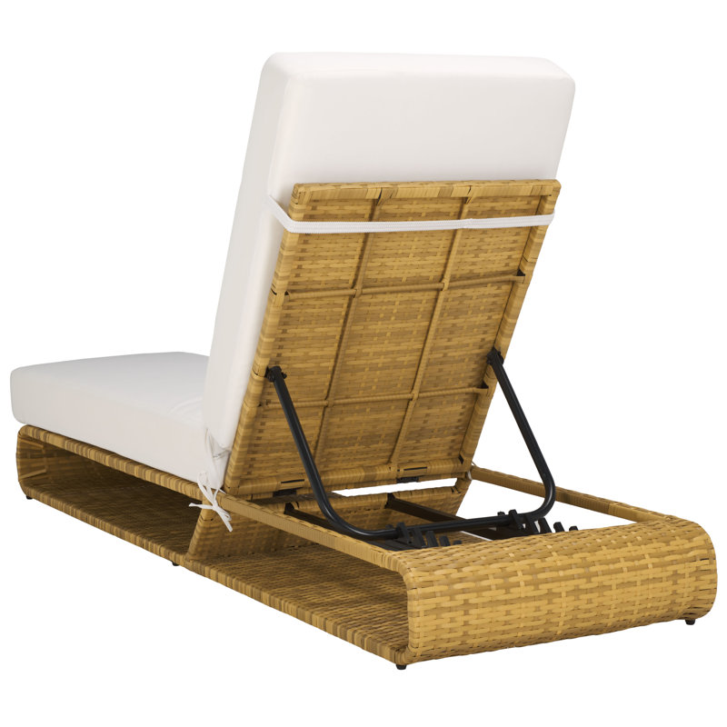 Tullahoma Lounger, Natural, White