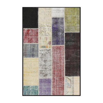 Tapis gris / blanc Lostant