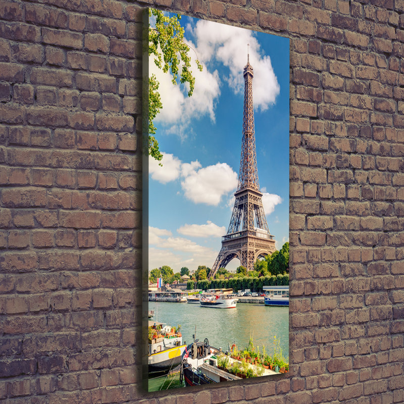 Eiffel Tower Paris - Wrapped Canvas Print