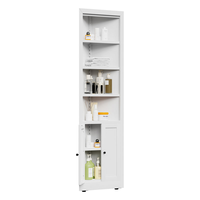 Armoire de rangement de 71 po de hauteur avec 2 portes