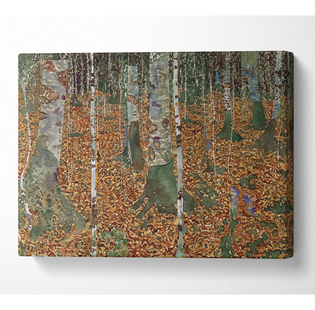 Klimt Birkenwald - Kunstdrucke auf Leinwand