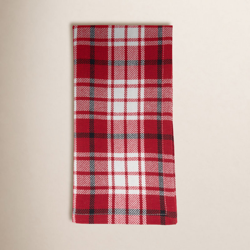 Sather Cotton Plaid Rectangle Napkin