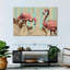 Flamant rose rétro Brampt-107845308