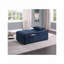 Fauteuil convertible en velours capitonné-1202802483