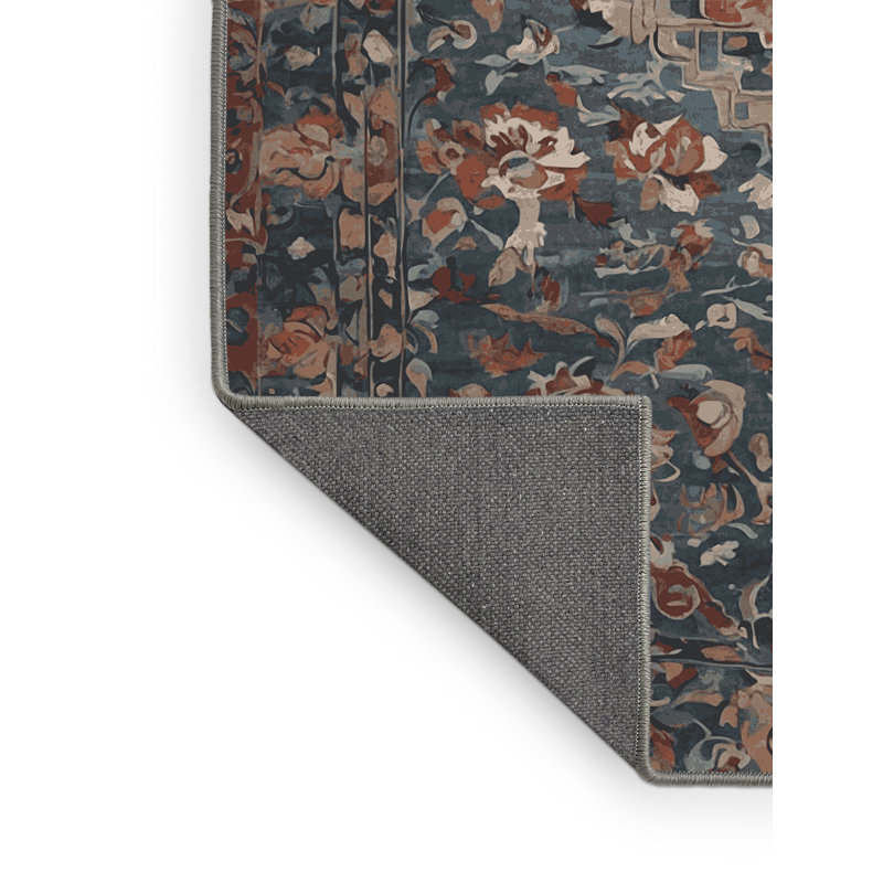 Tapis gris soyeux et moelleux, Carré 5 pi