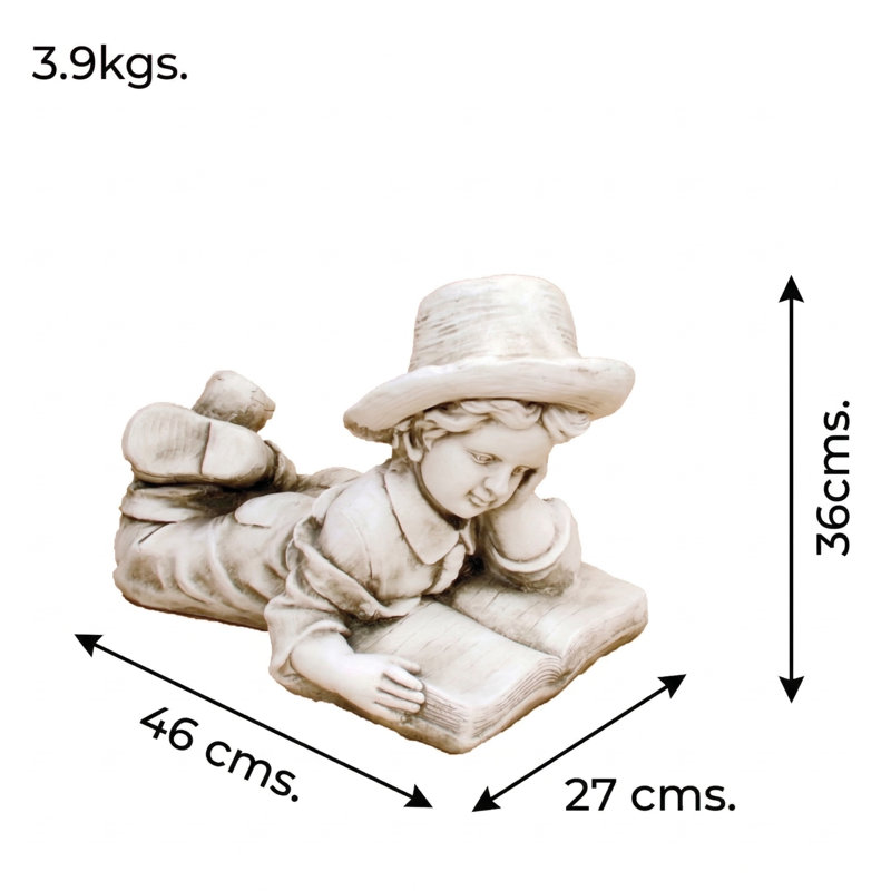 ERIC 36cm Antique Stone Effect