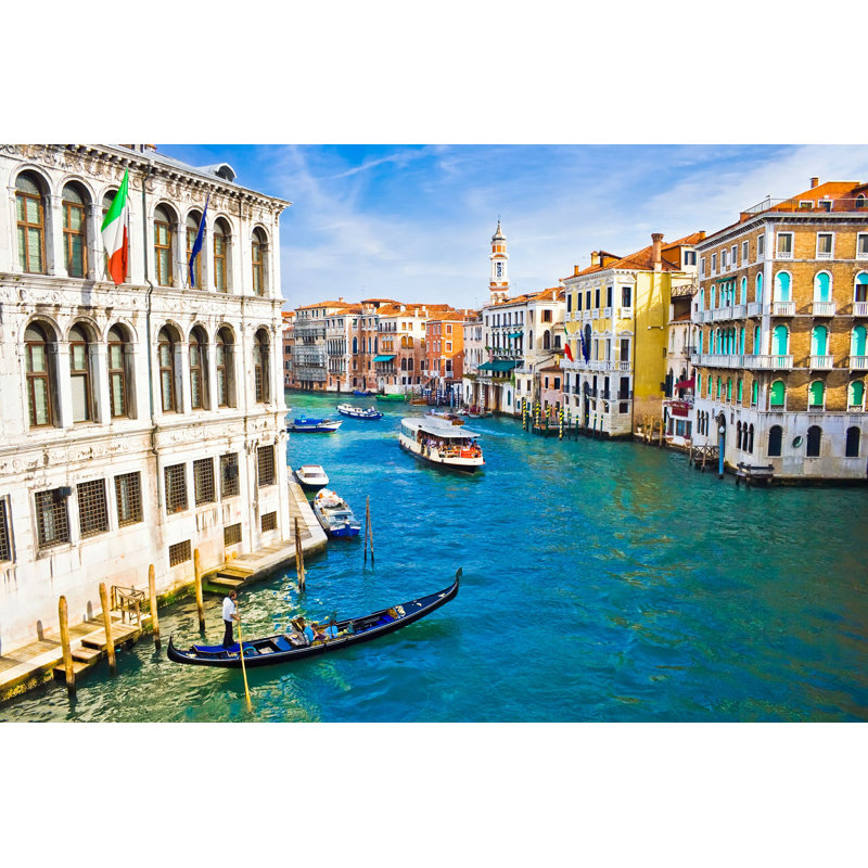 Mannsville Venice - photographie sur toile tendue, H 20 po x l 30 po