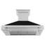 Hotte de cuisine en acier inoxydable ZLINE de 48 po avec poignée en acier inoxydable ZLINE-65821127