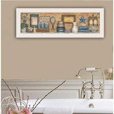 «Starlight Bath», art mural encadré pour le salon et la maison par Carrie Knoff