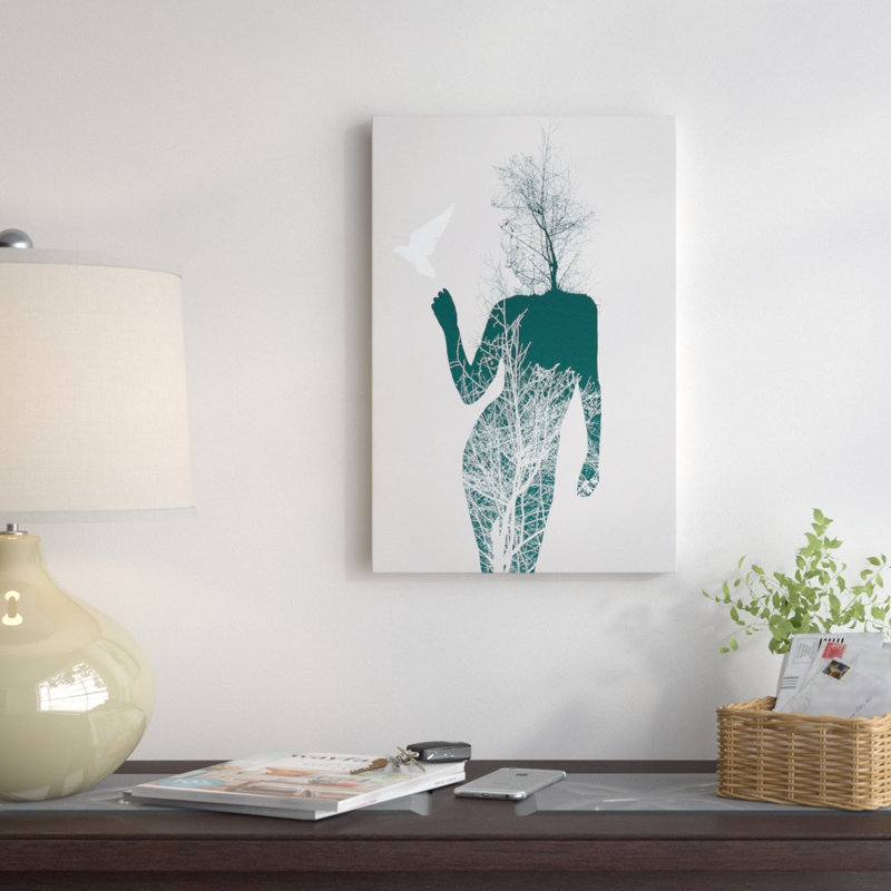 « bliss of solitude », impression sur toile tendue, H 26 po x l 18 po x P 1,5 po