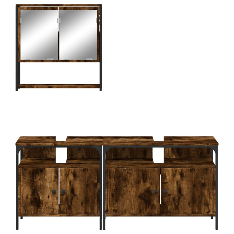 Spaeth Bathroom Furniture Suite, Smoked Oak