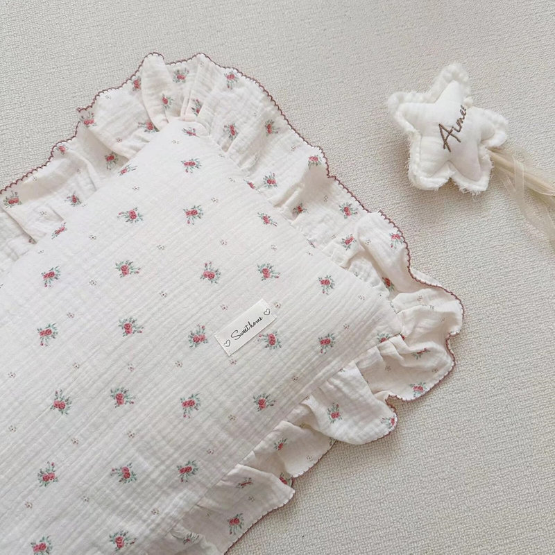 Taie d'oreiller mignonne en coton pour enfants