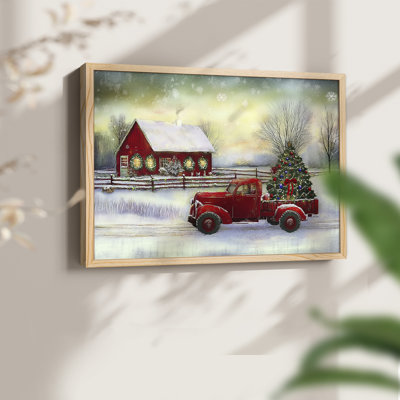 «Chirstmas Art» CCX-X III - Reproduction encadrée - Restickable