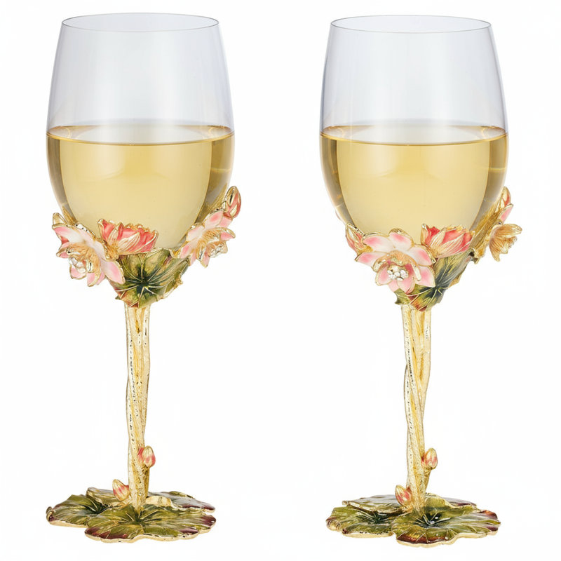Lotus Wine Glass