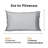 Sliver Cording 100% Cotton Sateen Pillowcases Open Pillowcases Set-122611588-122611586