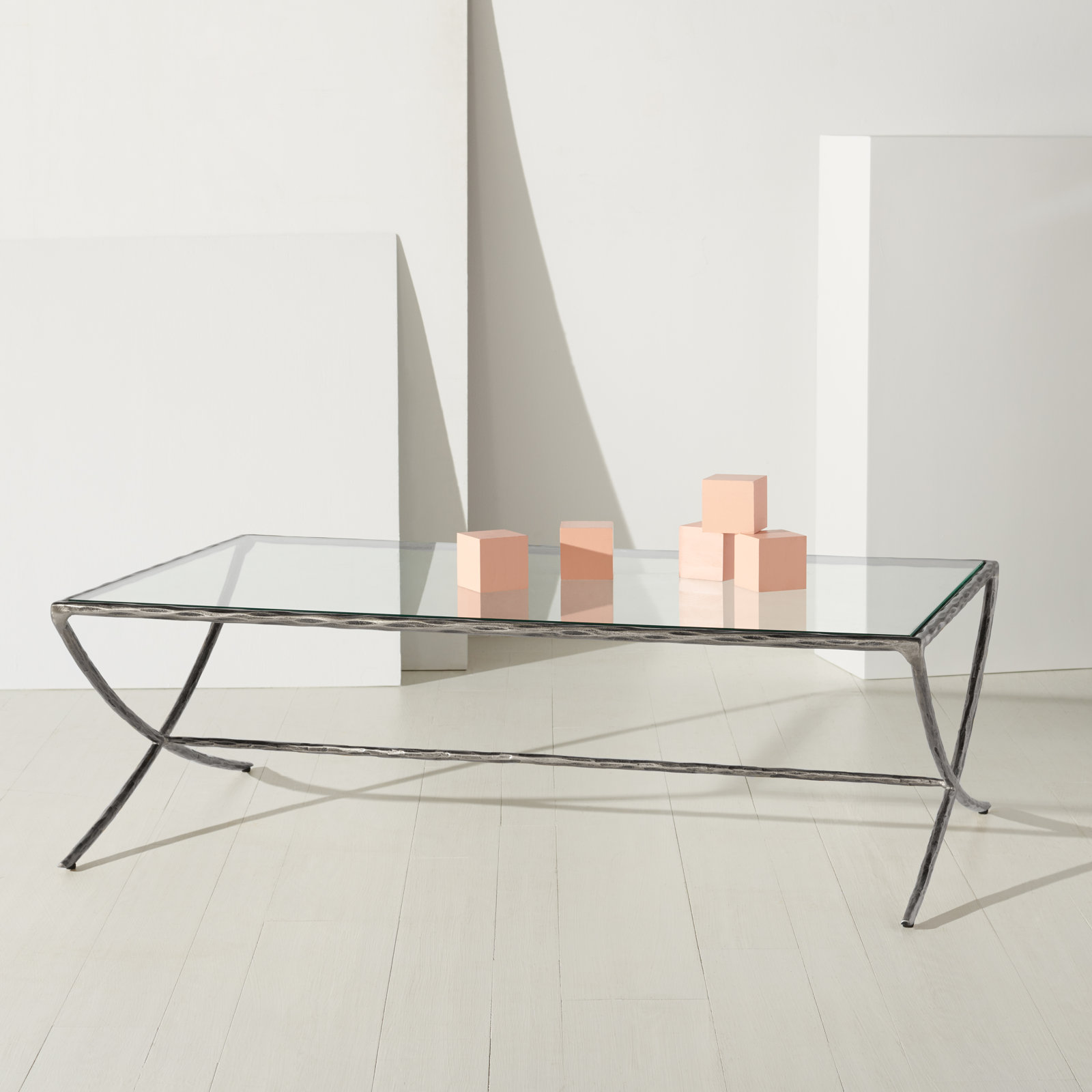 Evelynn Coffee Table, Silver