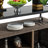 Rectangular Rattan Bar Cart On Wheels-380121331