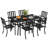 Abriya Rectangular 6 - Person 150cm Long Dining Set
