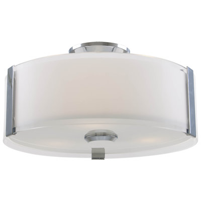Deja Glass Semi Flush Mount